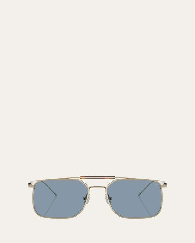 0BC2005ST Square Metal Sunglasses